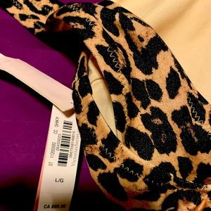 Victoria’s Secret swimsuit. Size large. Leopard print.